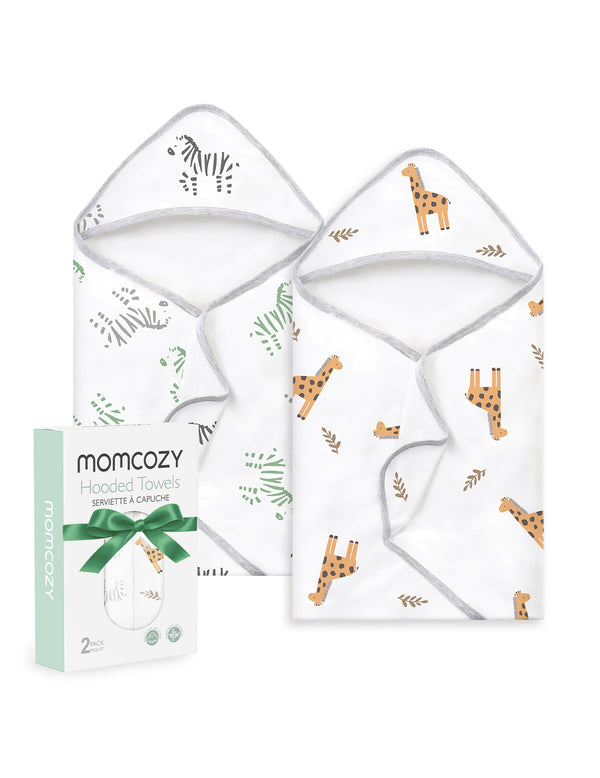 Momcozy Best Wishes Baby Hooded Towel - Bravery