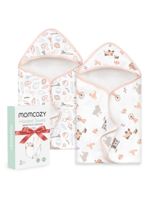 Momcozy Best Wishes Baby Hooded Towel - Joy