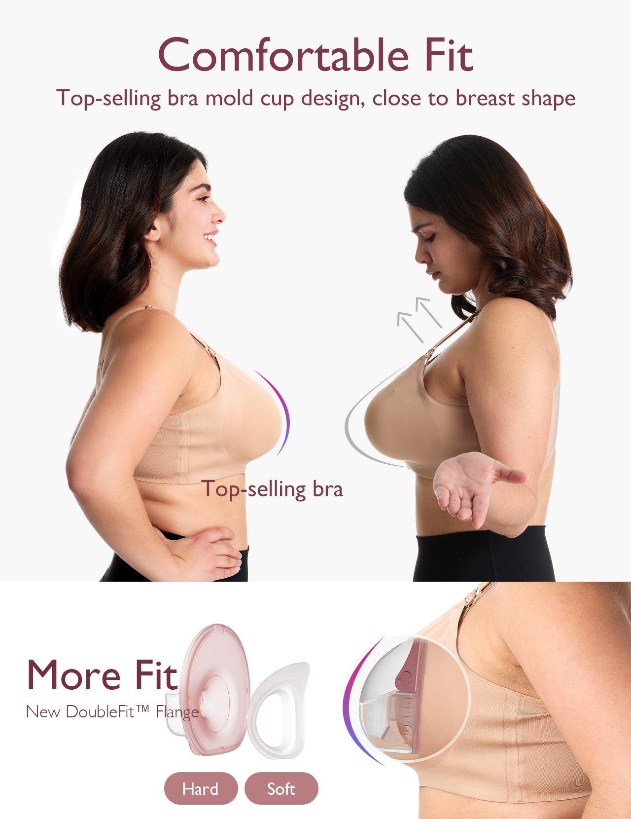On-the-Go Pumping Bundle: Mobile Style™ Breast Pump | M6 + 120 Breastmilk Storage Bags