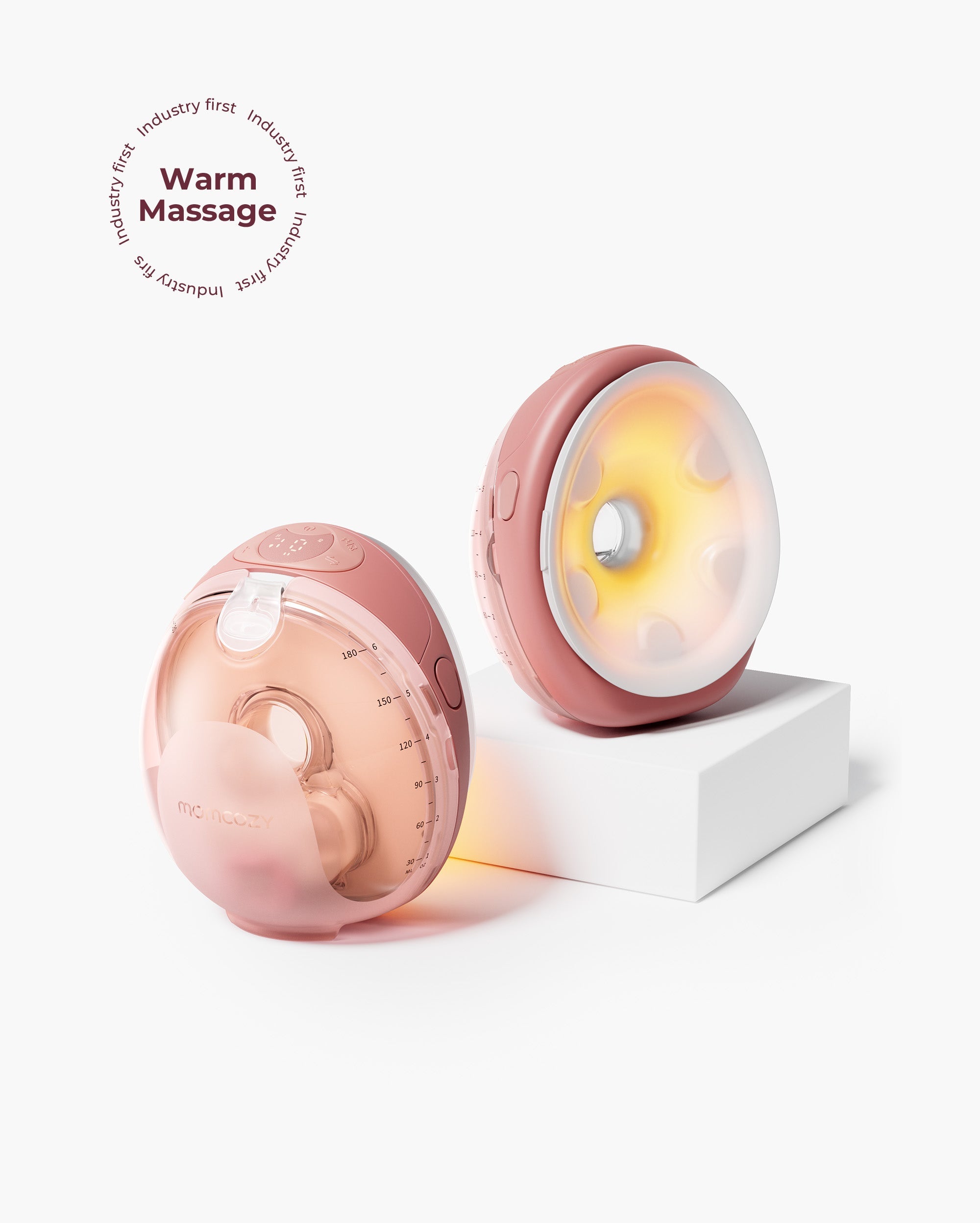 Momcozy W1 Warm-Massage Breast Pump | Wearable, Heated & Cordless Momcozy W1 Warm-Massage Breast Pump | Wearable, Heated & Cordless
