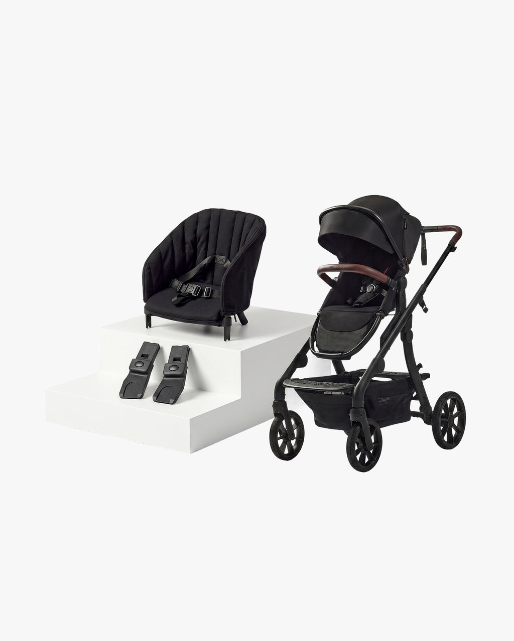 stokke easy go On-the-Go Bundle：ChangeGo Stroller and Car Seat Adapter and Wagon Back