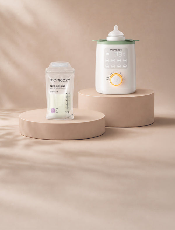 Nutri Smart Baby Bottle Warmer and 120 Count Breastmilk Storage Bags