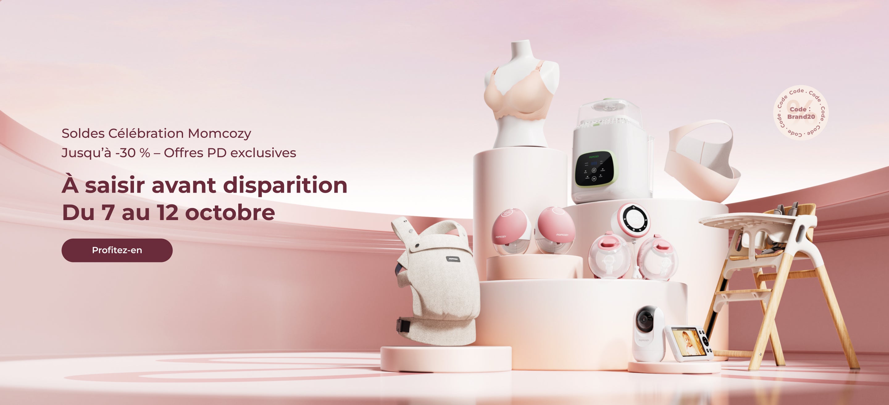 Momcozy Tire Lait Soutien-gorge Maternité Allaitement Sans Armatures Care - Ecru - Kiabi Momcozy Soutien Gorge Allaitement