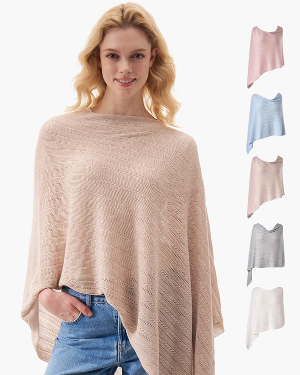 Couverture d’allaitement ultra-légère en tissu Tencel™ Lyocell