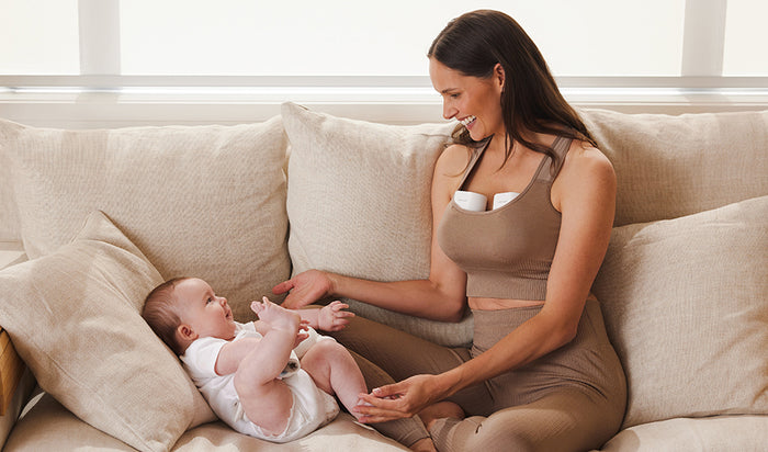 Portable breast pump for traveling moms