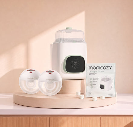 Pump & Clean Bundle: M5 Smart Breast Pump and Bottle Washer and Washing Block