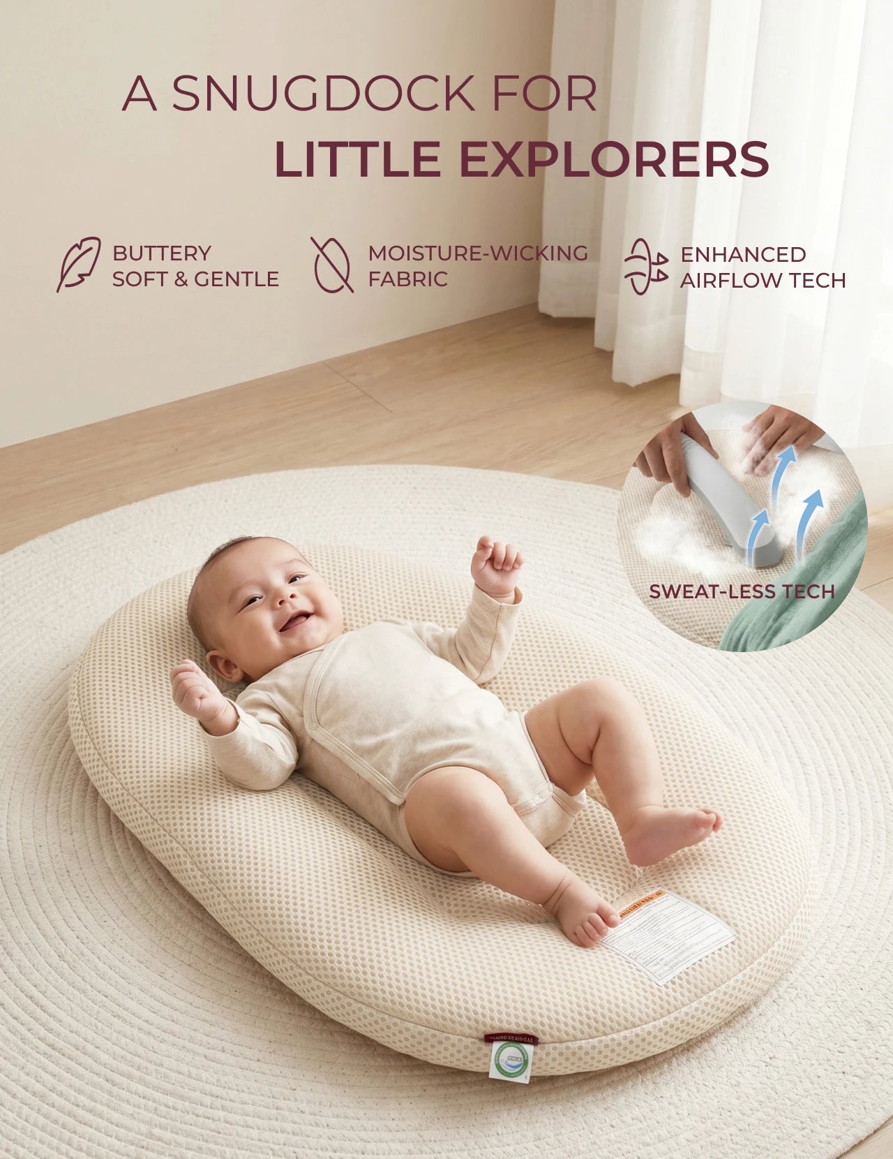 Mapas de bebé Momcozy Muslin Swaddle, 4 paquete