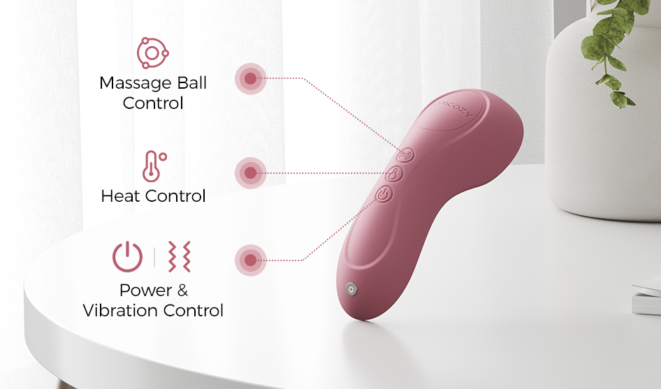 3 Mode Adjustable Kneading Lactation Massager Functions