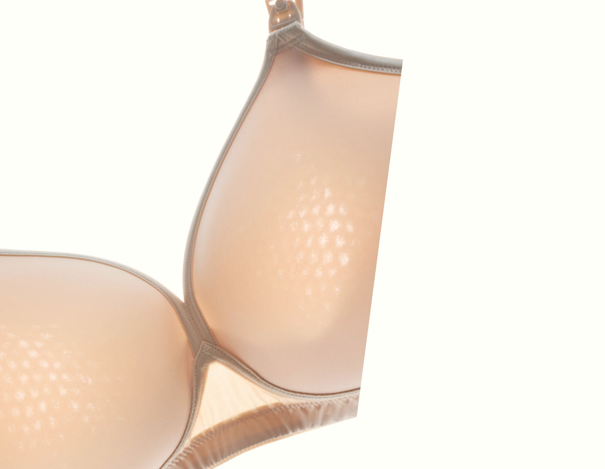 Light shining through breathable mesh fabric