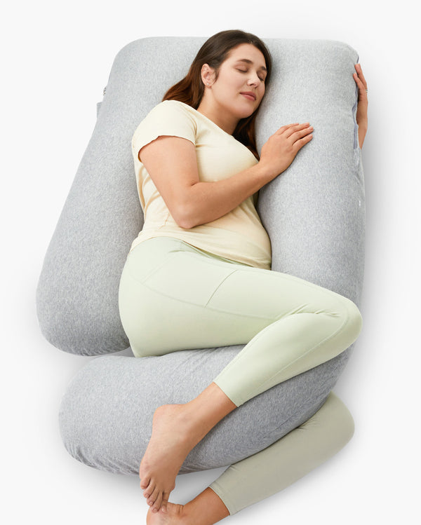 Huggable - 100% Cotton U Shaped Maternity Body Pillow