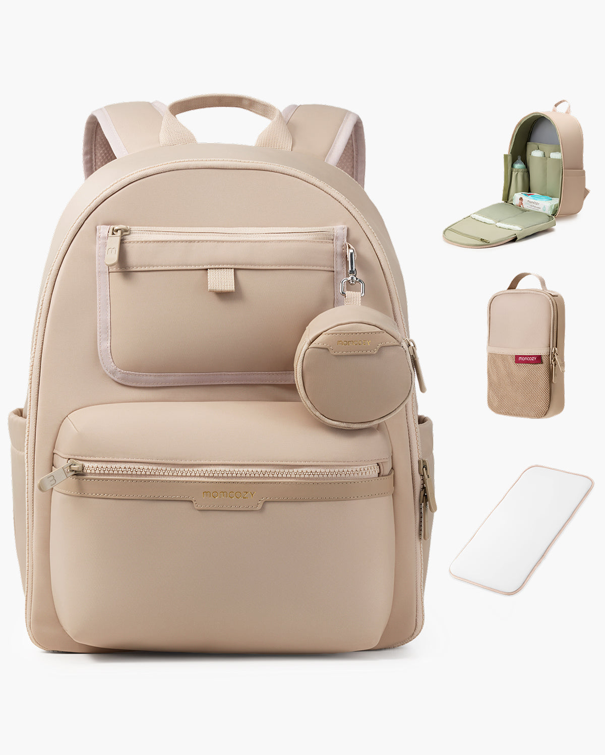 Sac à langer urbain Momcozy – modèle à dos