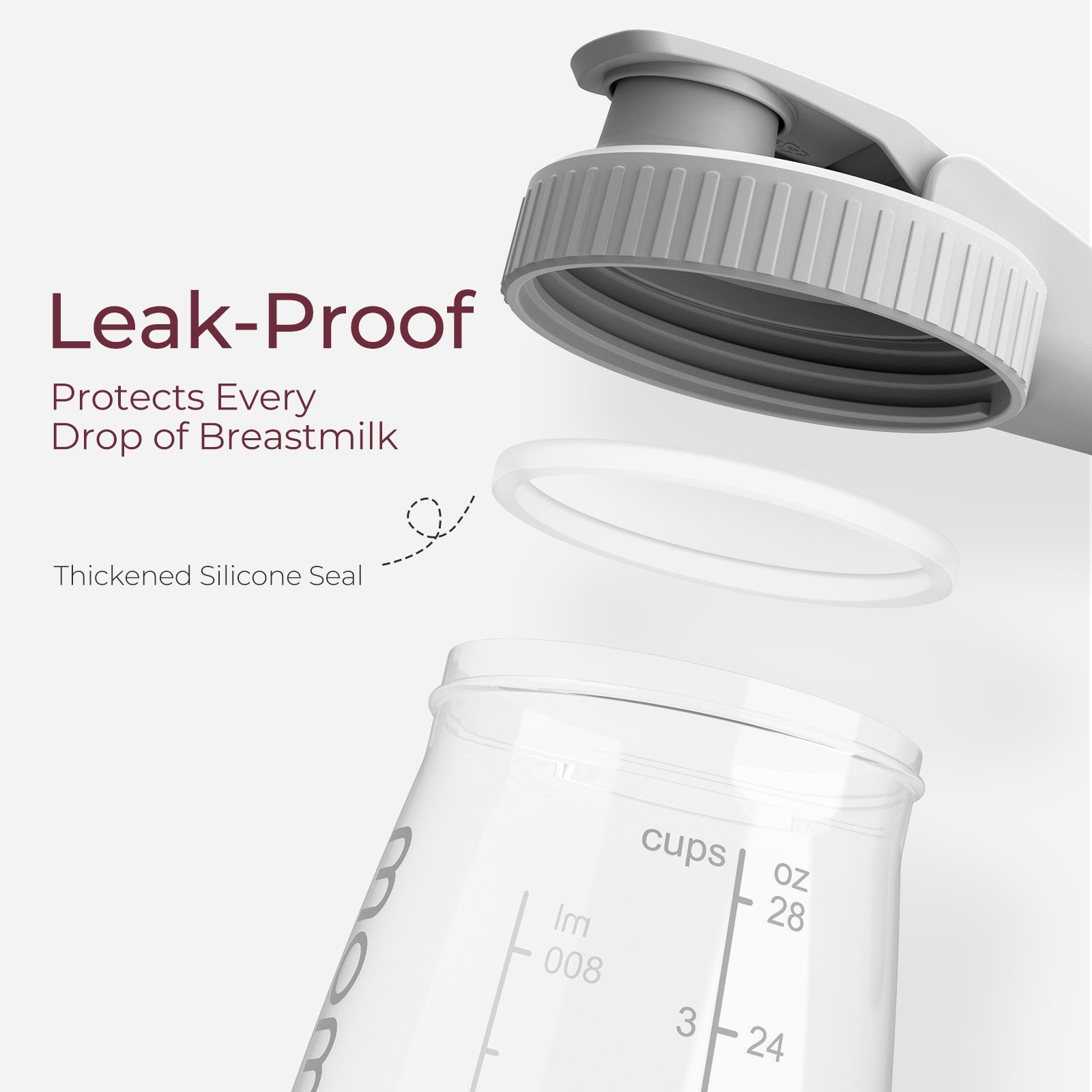 暑さや寒い突然温度に耐性のある母乳ピッチャー