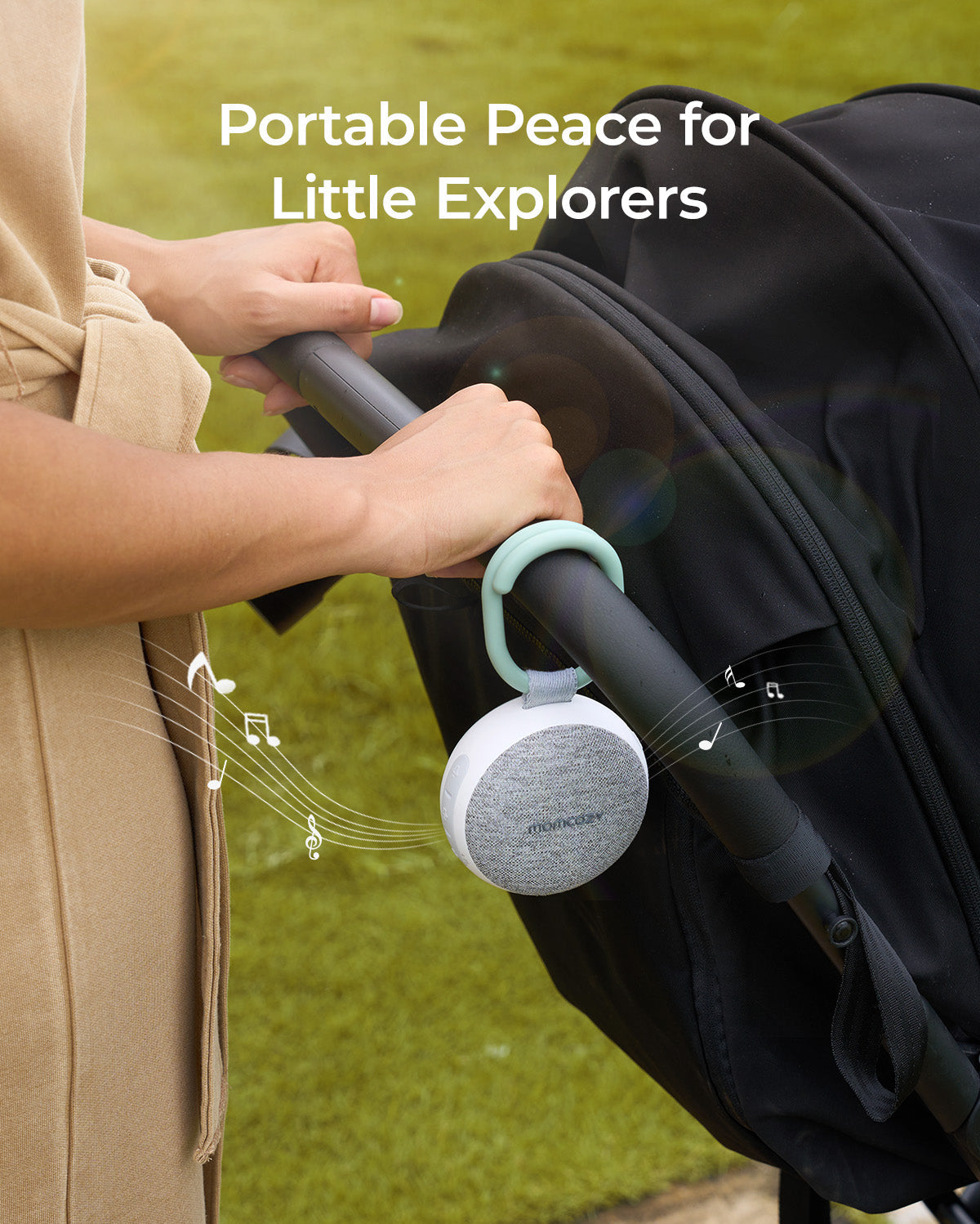 Premium Baby Stroller & Travel Sound Machine Set | Travel Must-Have