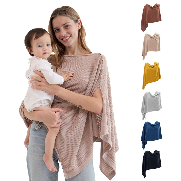 Momcozy Nursing Cover Soft, Breathable, Privacy Poncho