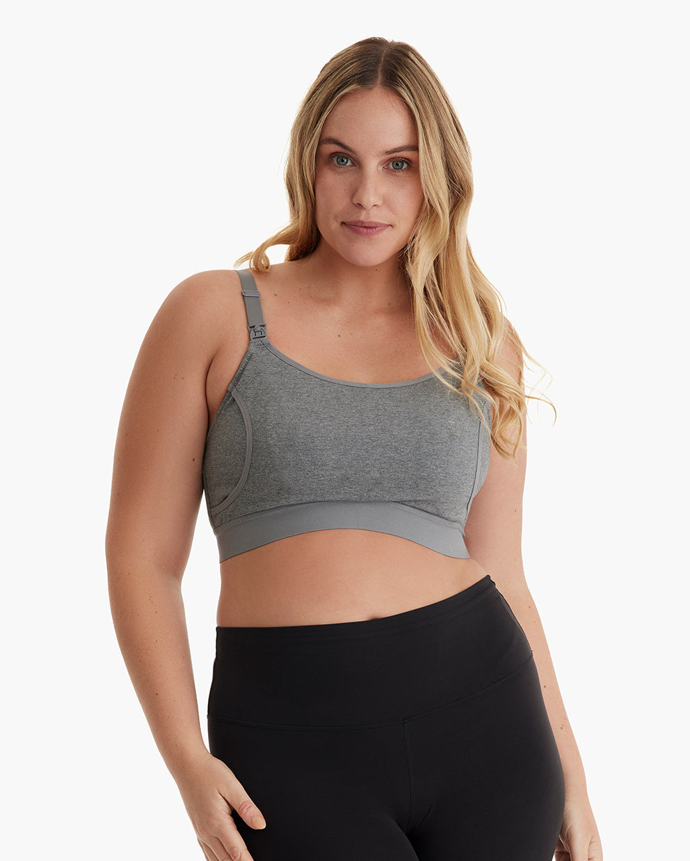 Sutien alaptare Hands-Free Momcozy YN08 Grey M vedere principala