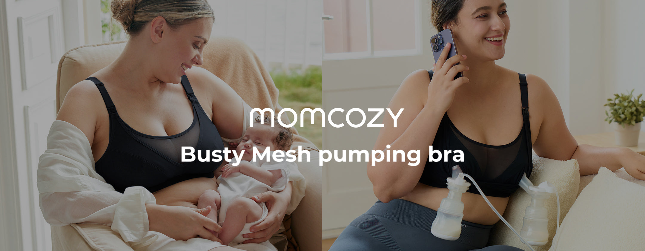 Bamboo - Ultra-Soft & Cool Breeze Pumping & Nursing Bra - HF018