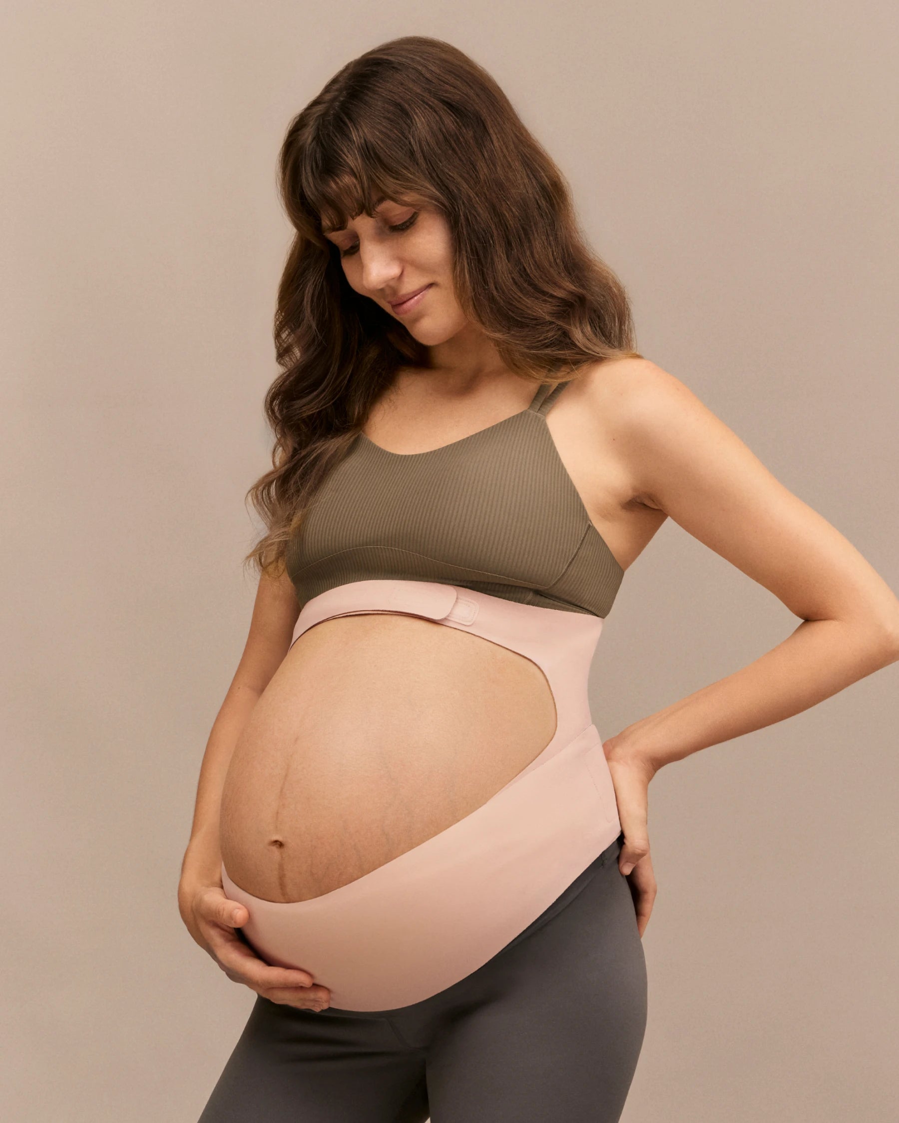 Pack Confort Grossesse : Ceinture de maintien Ergonest et soutien-gorge d’allaitement ultra doux sans coutures YN21
