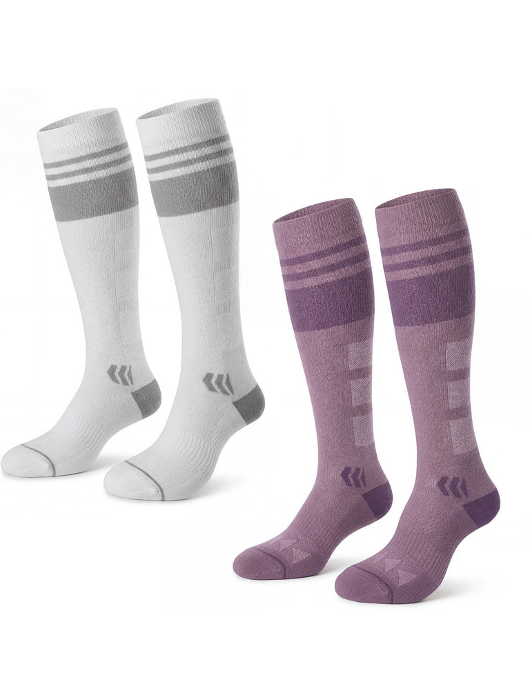 Translation missing: fr.Momcozy Wide Calf Compression Socks 20-30mmHg for Sports 2 Pairs