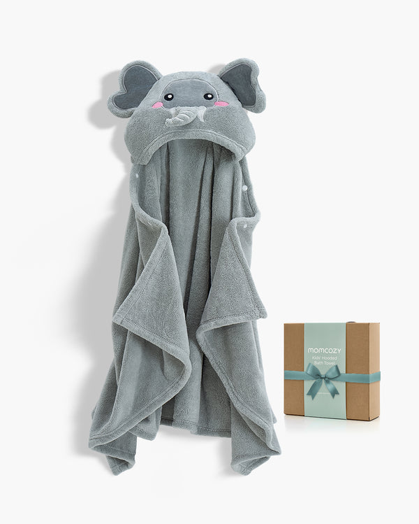 Serviette de bain pour bébé à capuche momcozy