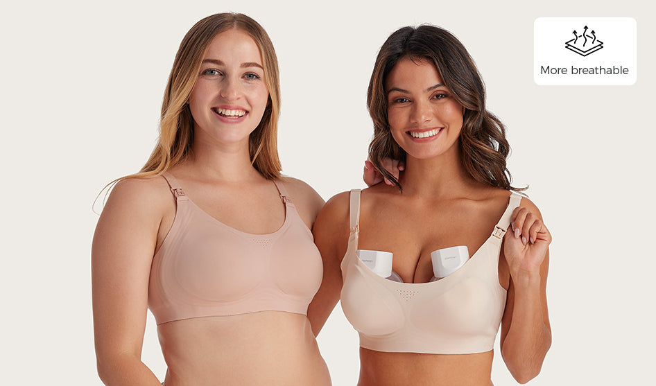 CofitBrazy Nursing Bras for Breastfeeding, Comfort Seamless Jelly Strip  Support Maternity Bra Natural Shape Breastfeeding Bra, Brown, Large :  : Clothing, Shoes & Accessories