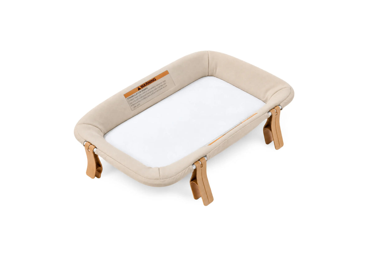 Momcozy Changing Table for Playard - Padded Diaper Station, Beige