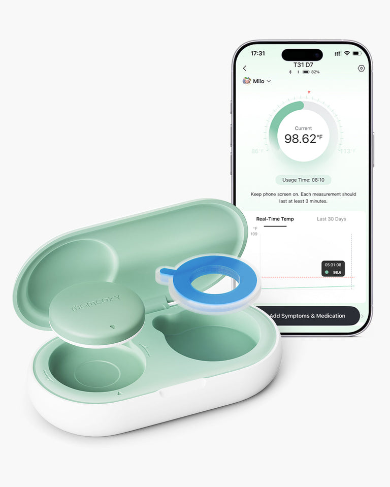 Termómetro inteligente para bebés Momcozy – Precisión de grado médico y monitorización en tiempo real desde la app