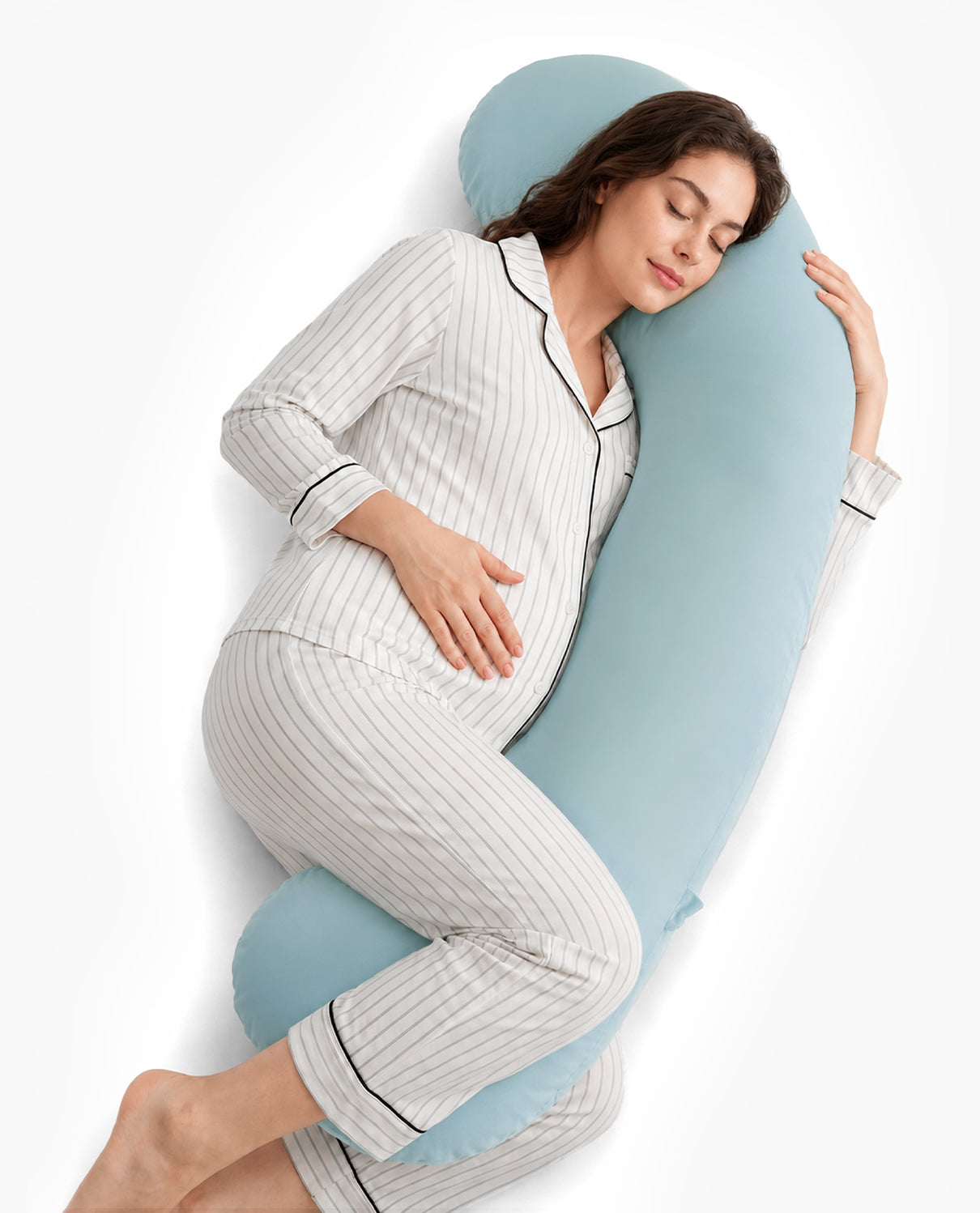 J Shaped Maternity Body Pillow