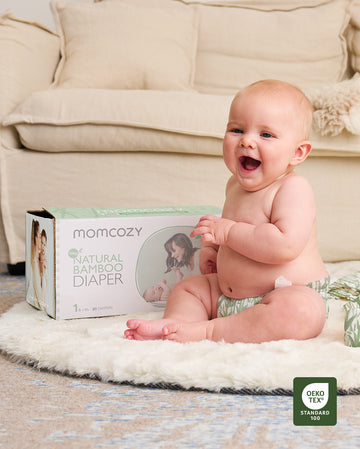 Babycozy Diapers by Momcozy, Disposable Baby Cozy Diapers Size 1, 148 Count  