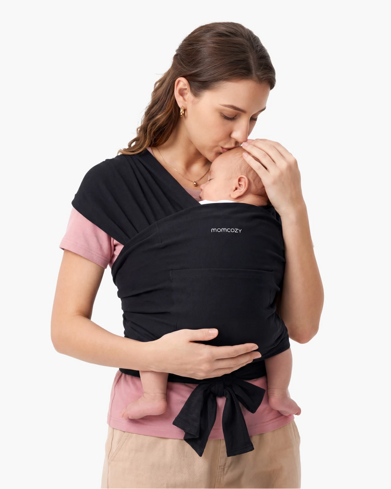 Translation missing: de.Einfach freihändig zu tragen - Babytragetuch