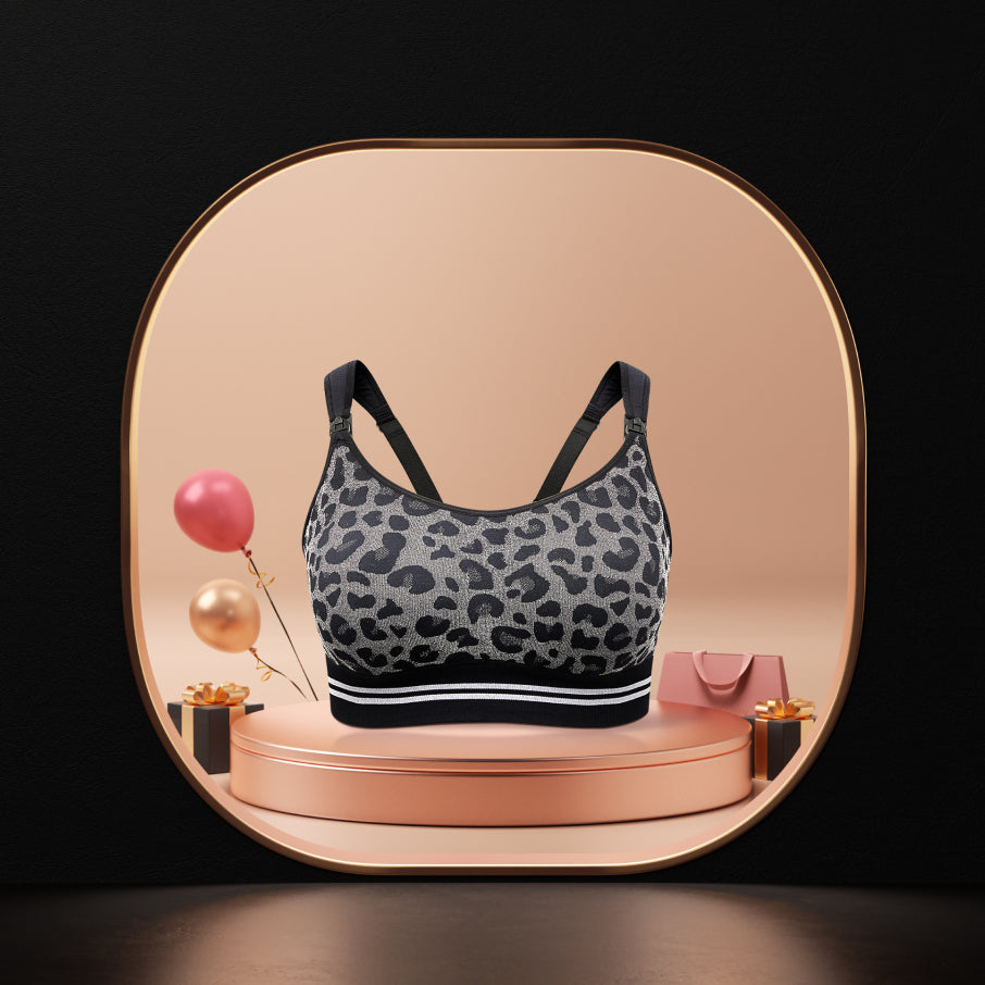 DEX - Soutien-gorge de pompage 4-en-1 sans couture en tissu extensible-HF022