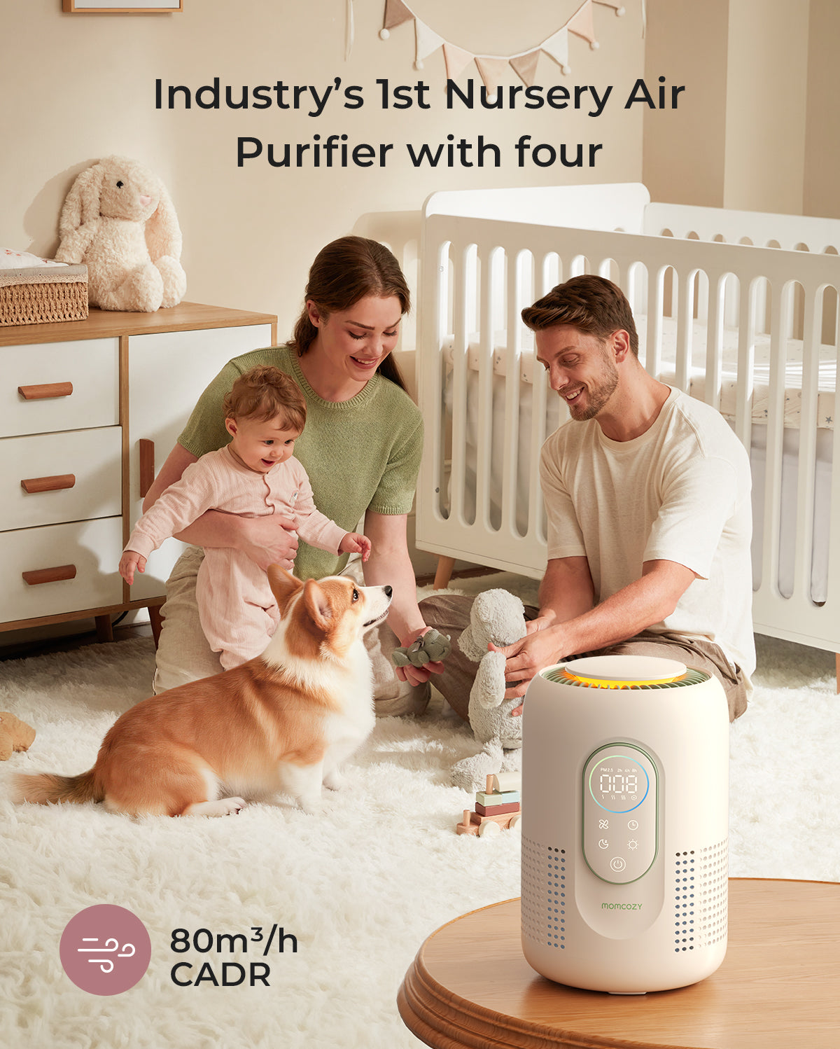 maxi cosi air purifier Momcozy Nursery Air Purifier for Infants & Newborns | Quiet & Smart