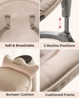 Playard & 2-in-1 Electric Baby Swing Bundle