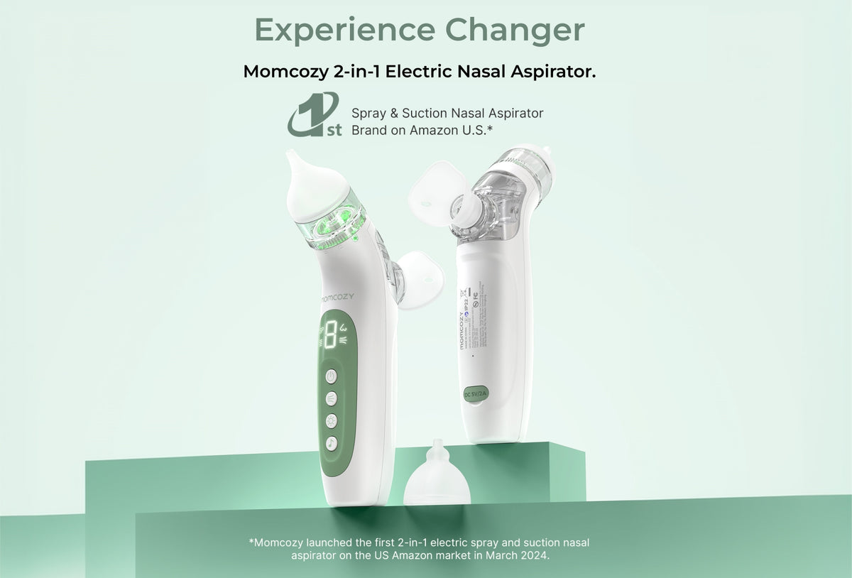 Momcozy BreezyClear™ 2-in-1 Spray & Suction Electric Nasal Aspirator