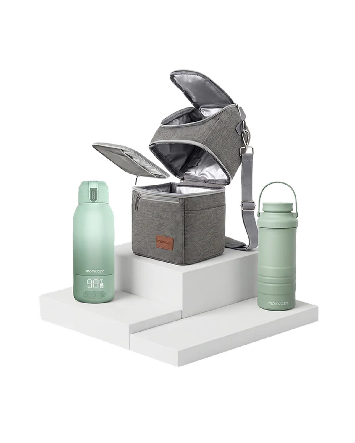 On-the-Go Bundle：Bottle Warmer and Bottle Cooler and Breastmilk Cooler Bag