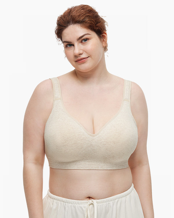 Momcozy Seamless U.S. Cotton Busty Everyday Bras