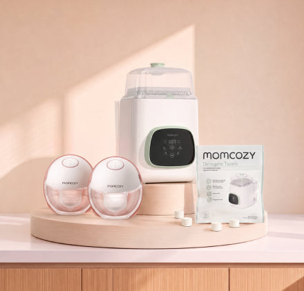 Pump & Clean Bundle: M6 Breast Pump and Bottle Washer and Washing Block