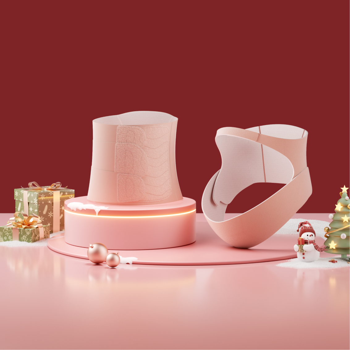 Postpartum Recovery Bundle: Ergonest Belly Band and Postpartum Petite Belly Band