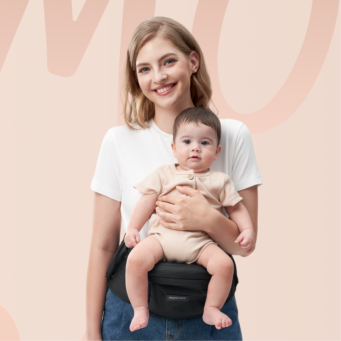 Momcozy 2-in-1 Nosidełko Biodrowe