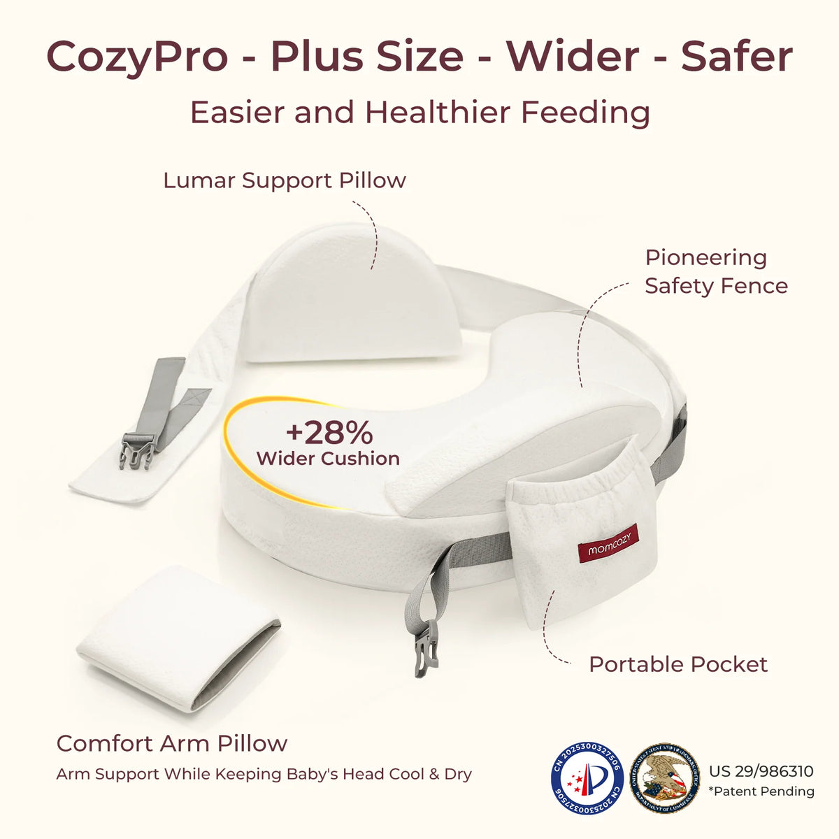 Momcozy MaxSupport Stillkissen