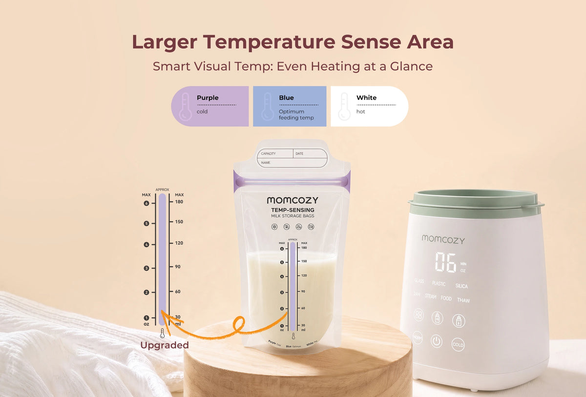 【Upgraded】Momcozy Breastmilk Storage Bags