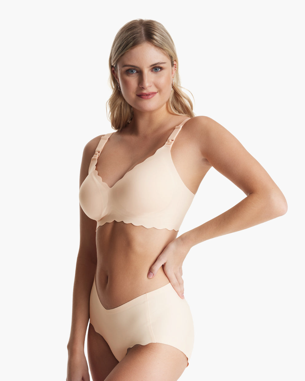 Soutien-gorge D'allaitement Et De Pompage Mains Libres Momcozy - Ajustable, Clips Une Main, 93% Coton, Compatible Tous Tire-laits