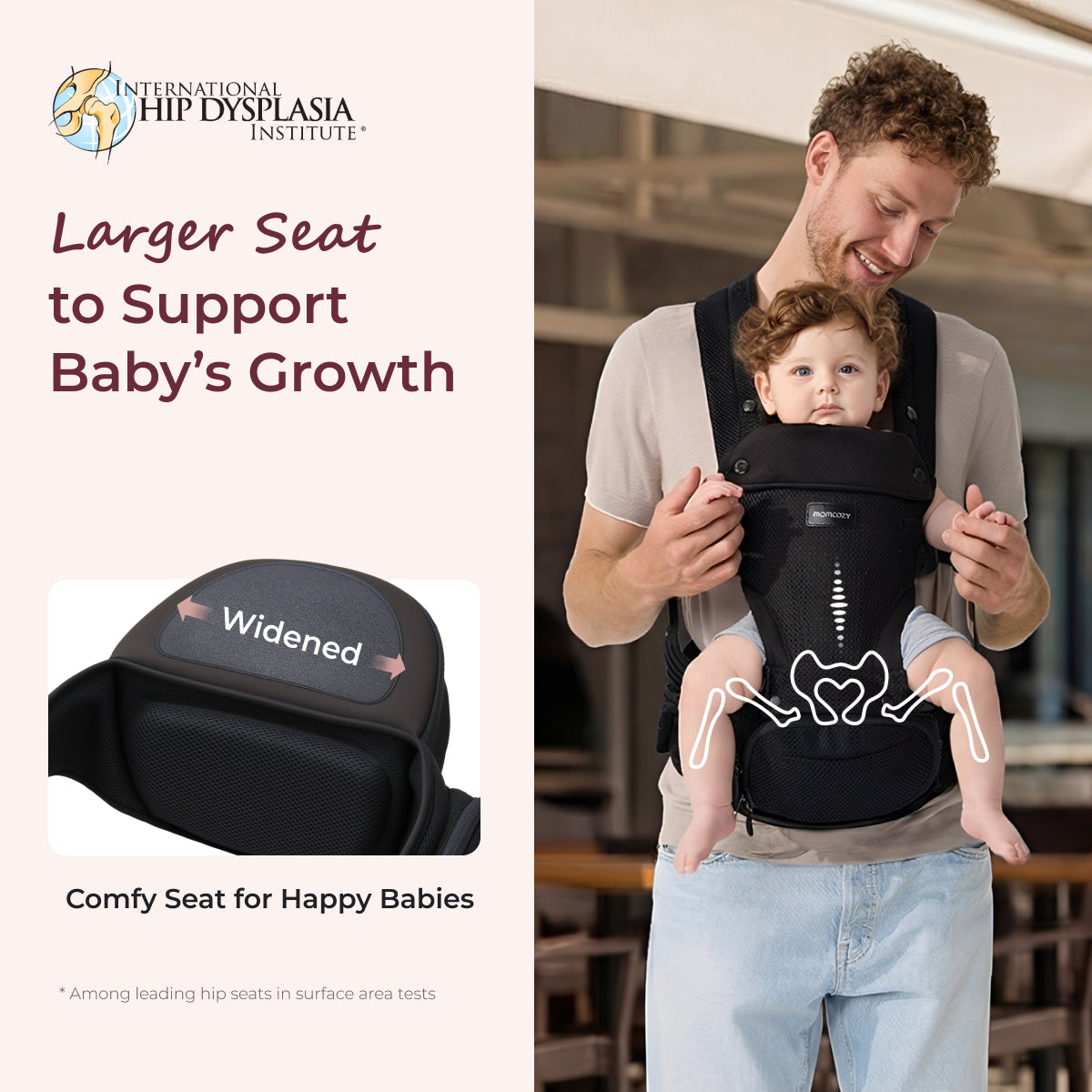 2-In-1 Hip Seat Baby Carrier