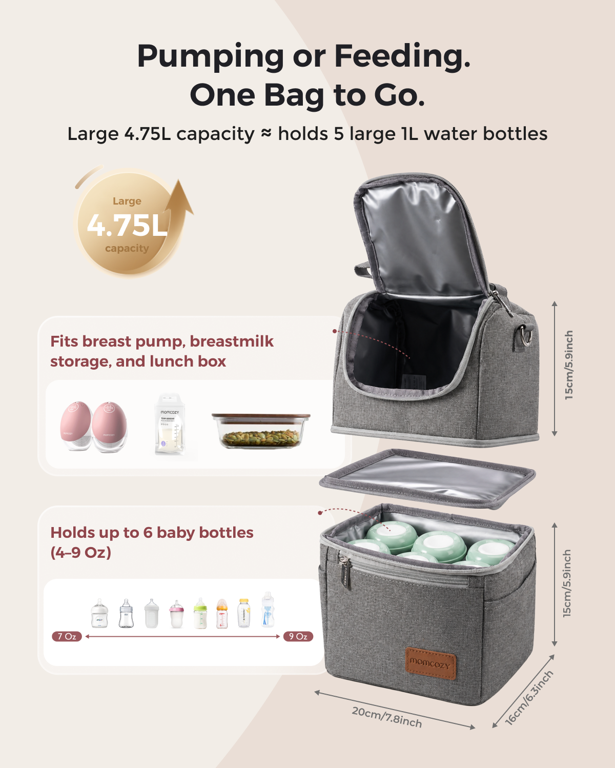 uppababy cooler bag Momcozy Breastmilk Cooler Bag