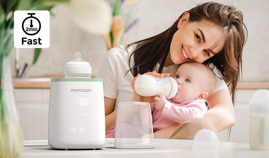 Momcozy 6-in-1 Fast Baby Bottle Warmer Quick Heating