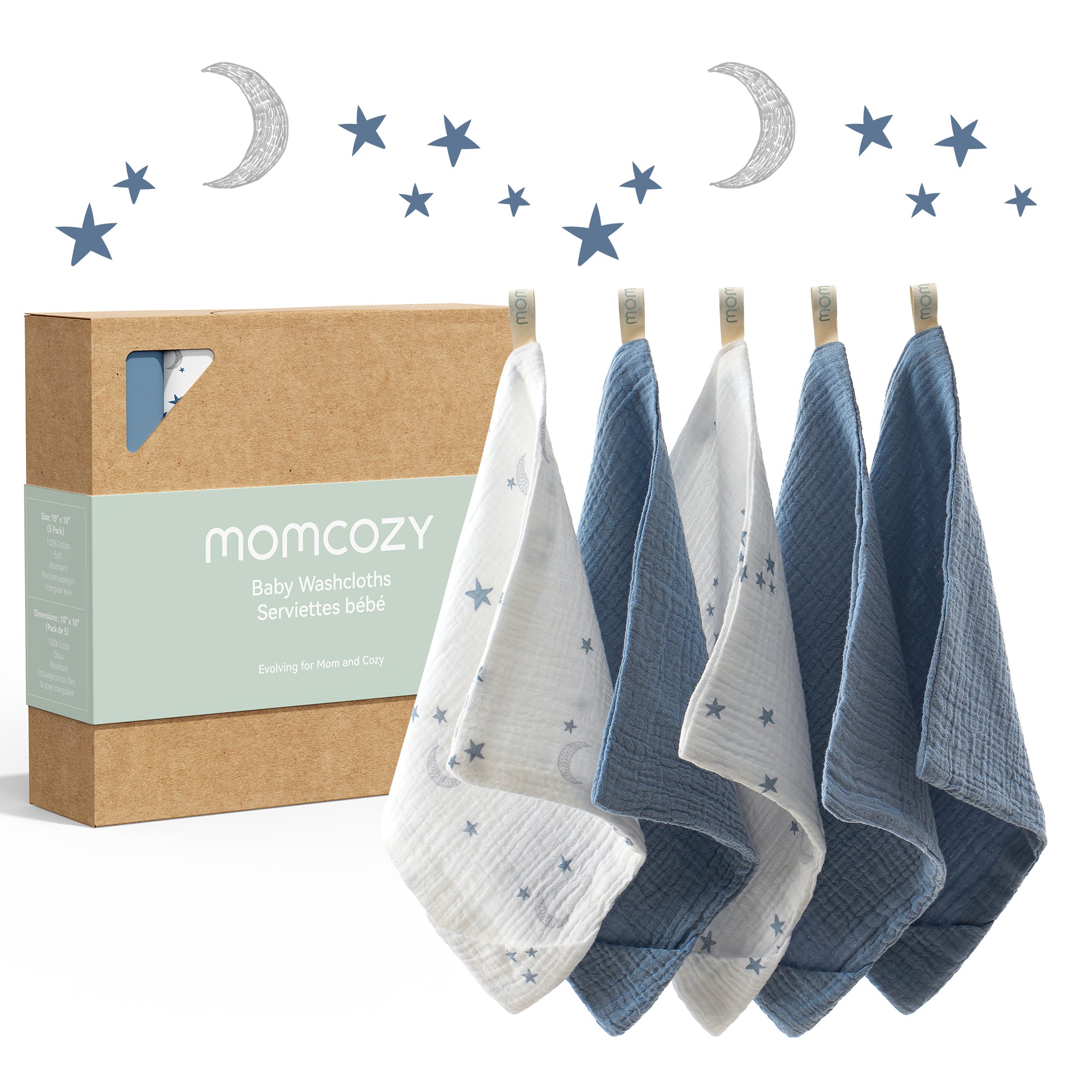 MOMCOZY CORALE VLEECE HOODED BADE TEIL