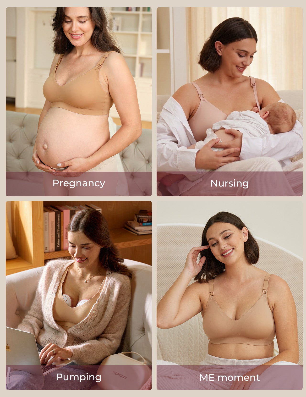 Ultra Soft Seamless Nursing Bra YN21