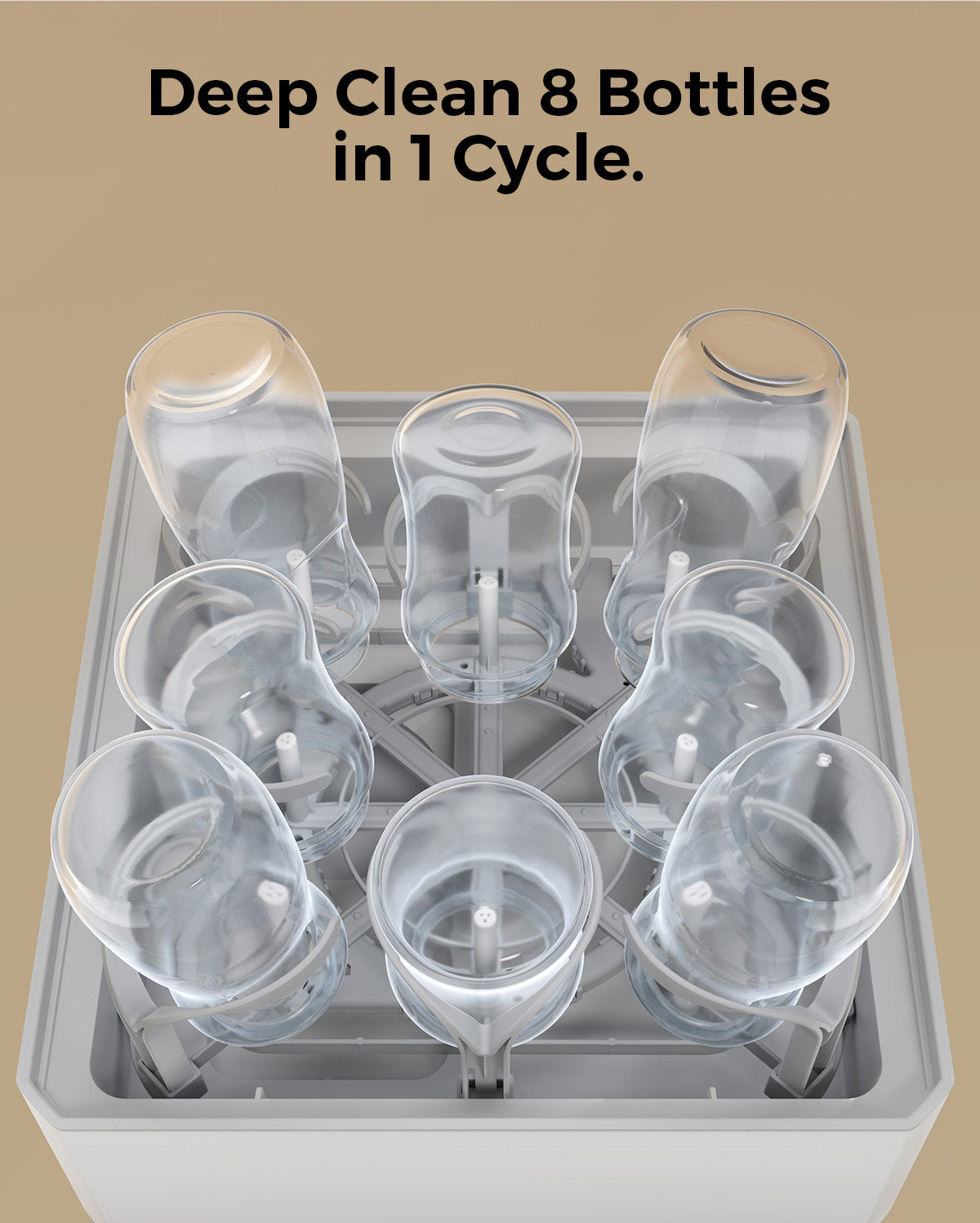 Momcozy DeepClean Baby Bottle Washer (D8)