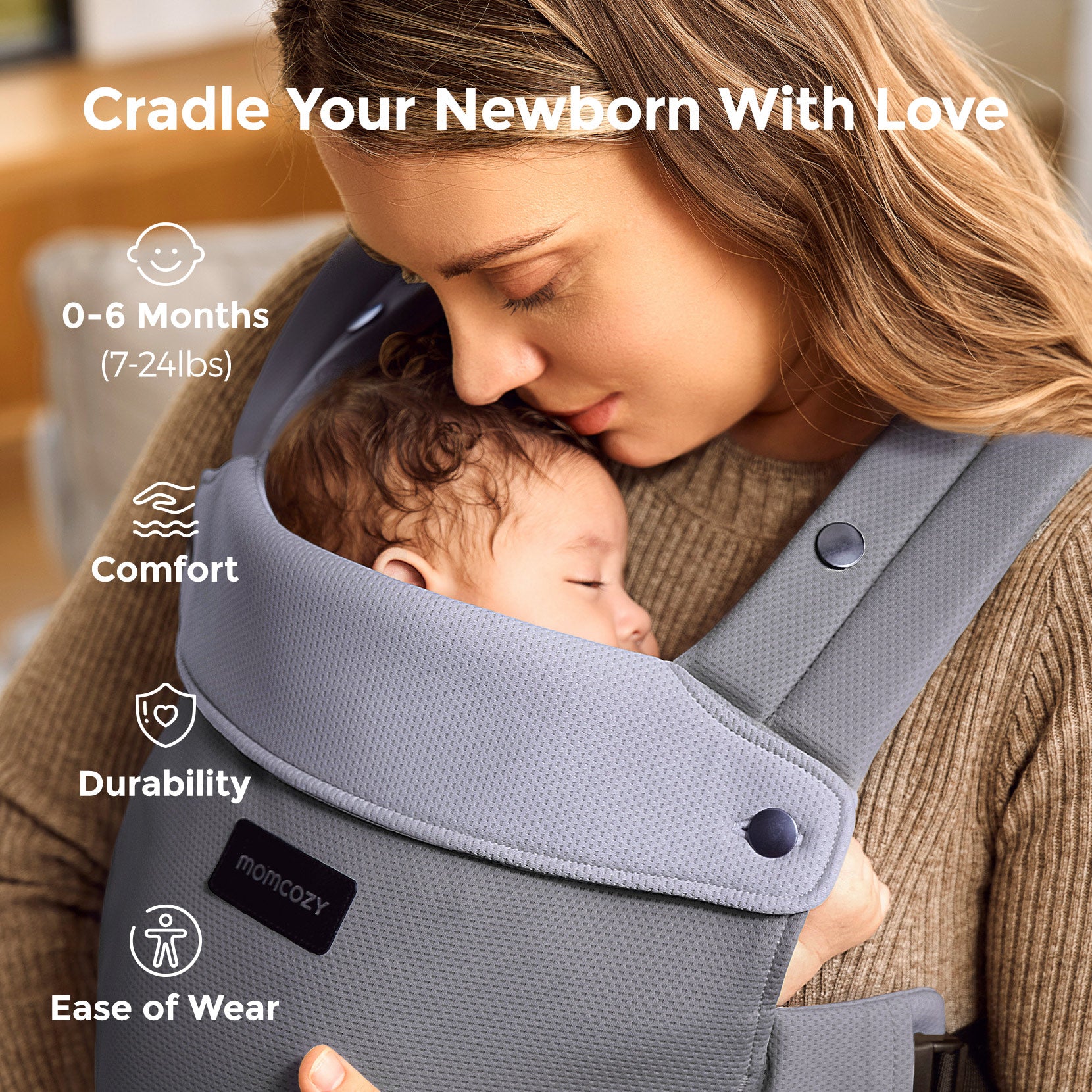 Pittoreks Baby Carrier チャコールグレー Pittoreks Baby Carrier チャコールグレー