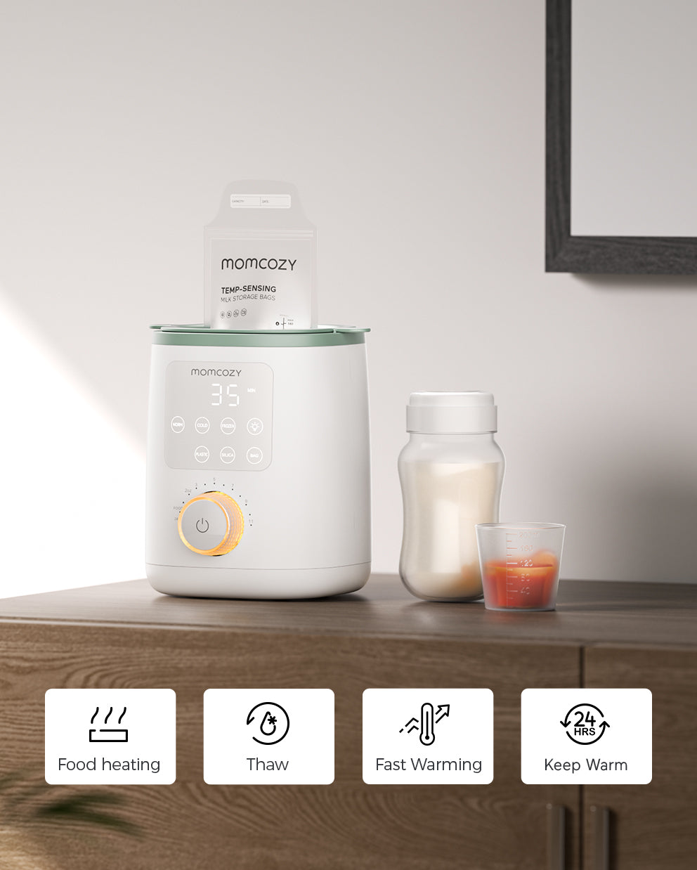 Smart baby fashion bottle warmer