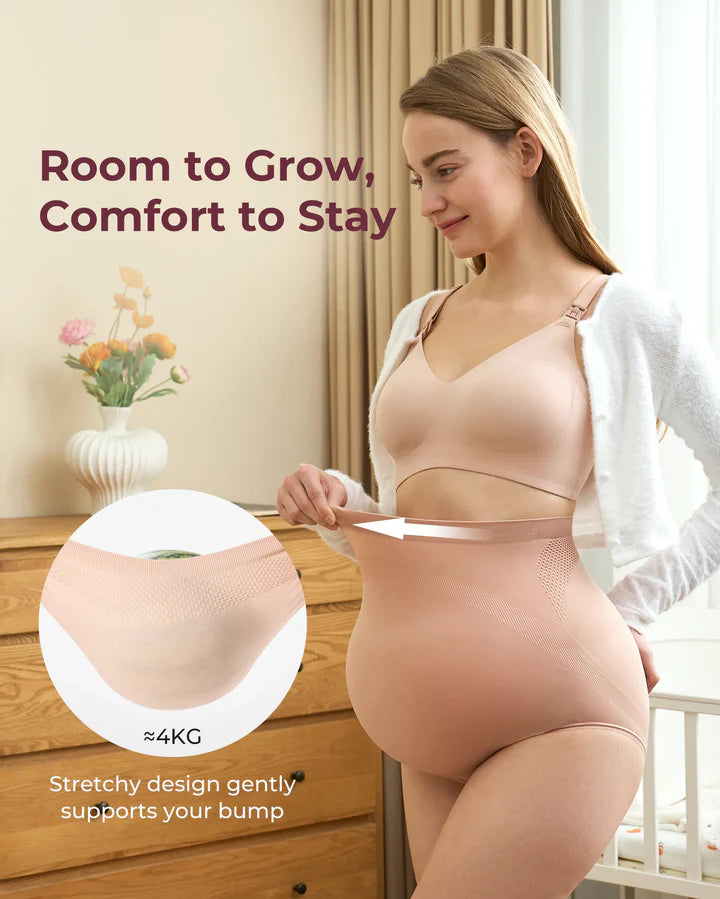 High Waist Pregnancy Seamless Soft Belly Support Panties High Waist Pregnancy Seamless Soft Belly Support Panties